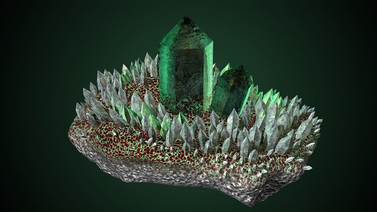 Featured Image for the Parramatta-Holroyd Gem Show. It features a crystal cluster.